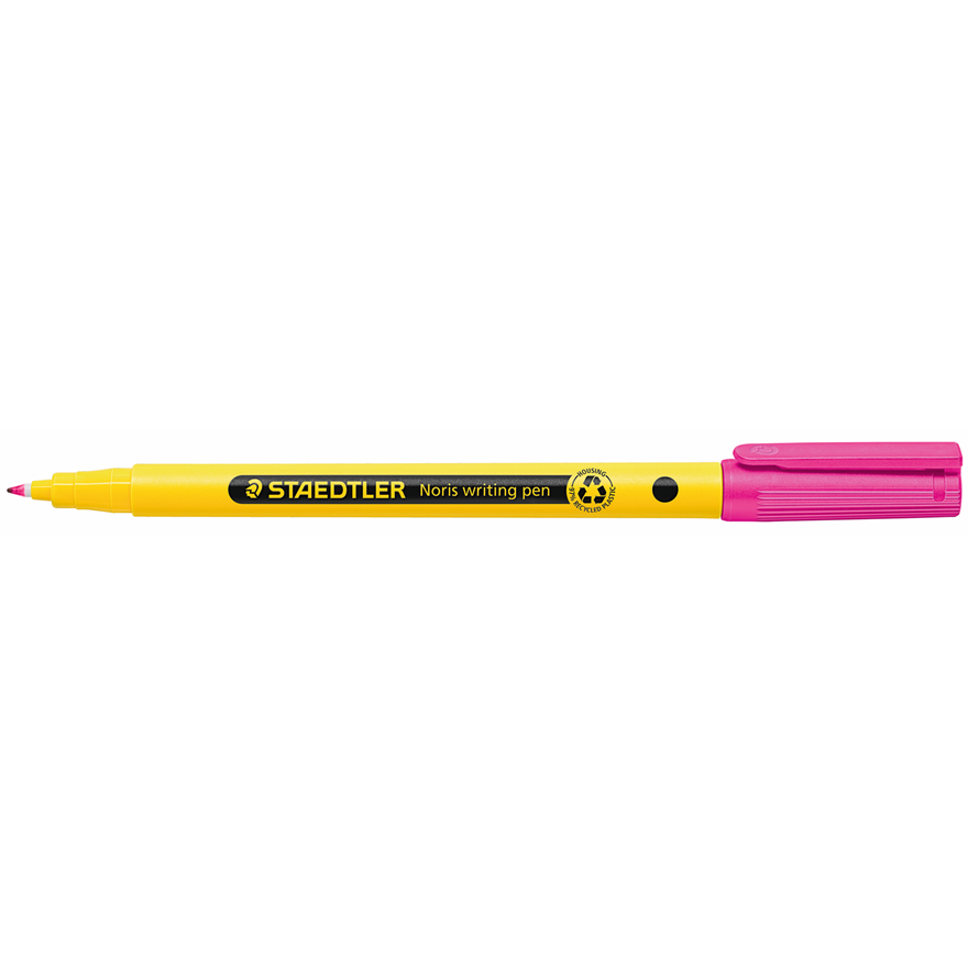 Staedtler Noris Writing Pen (0.6 mm, felt tip) (Magenta, Single)